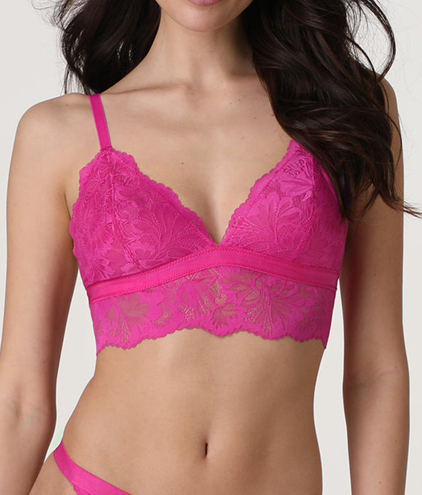 Lovable Reggiseno Triangolo Senza Ferretto Petal Lace in pizzo, fucsia