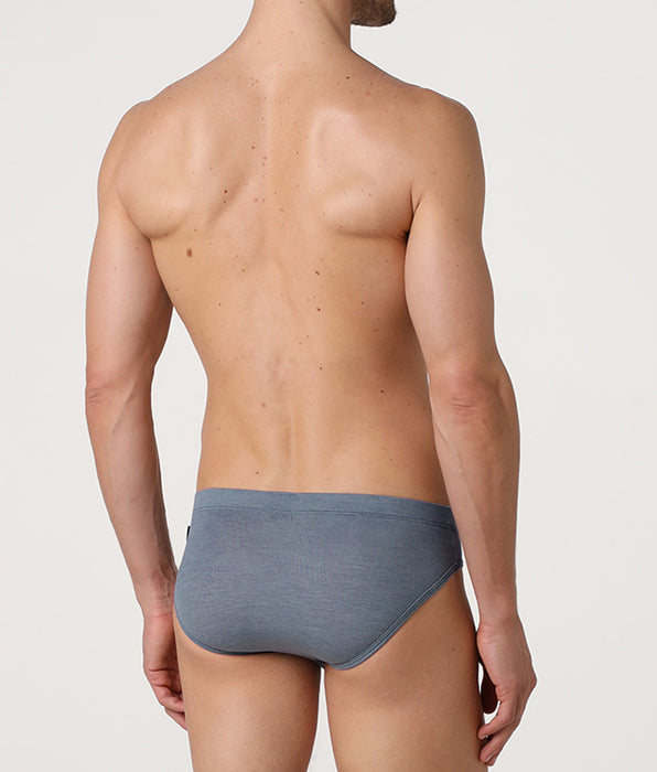 Lovable Micromodal Piqué Briefs, Dark Air Force Blue