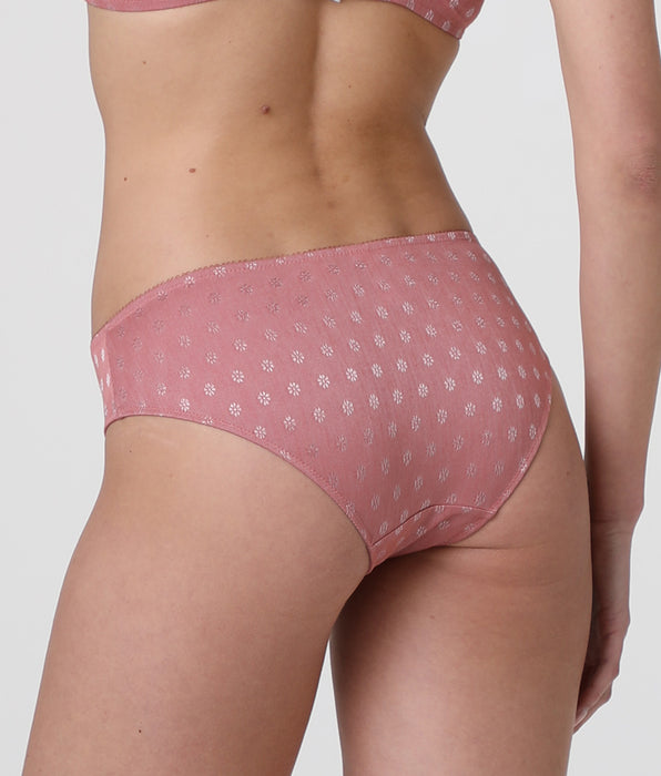 Lovable Daisy Fancy Micro high-waisted briefs in microfiber, powder pink