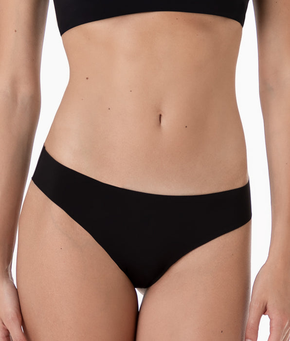 Lovable Brasiliano Second Skin Micro in microfibra, nero