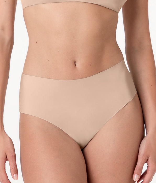 Lovable Slip Midi Second Skin Micro in microfibra, nudo chiaro