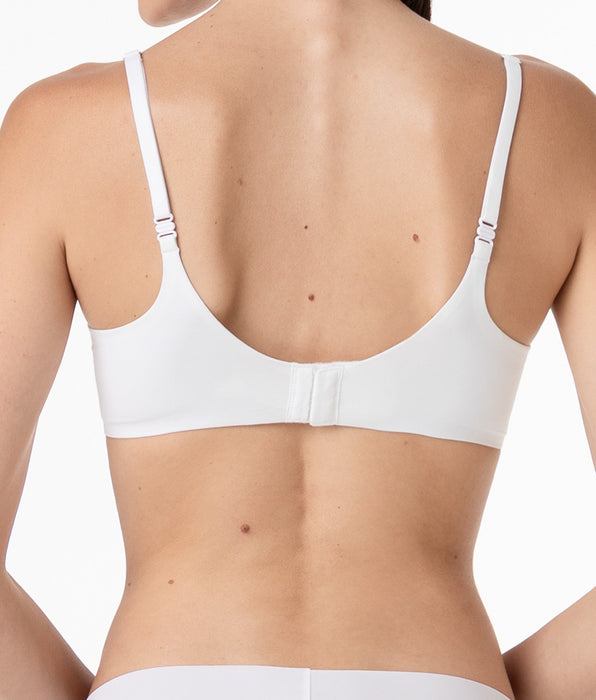 Lovable Reggiseno con Ferretto Invisible Essence in microfibra, bianco