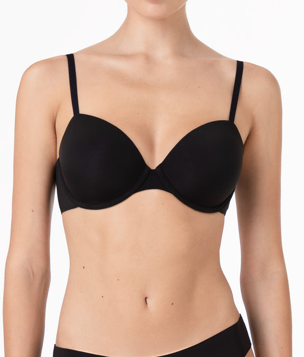Lovable Reggiseno con Ferretto Invisible Essence in microfibra, nero