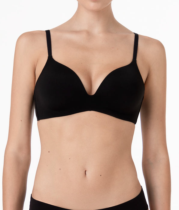 Lovable Reggiseno senza Ferretto Invisible Essence in microfibra, nero