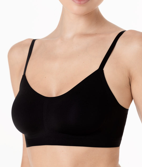 Lovable Reggiseno Brassiere Senza Ferretto Invisible Fusion in microfibra, nero