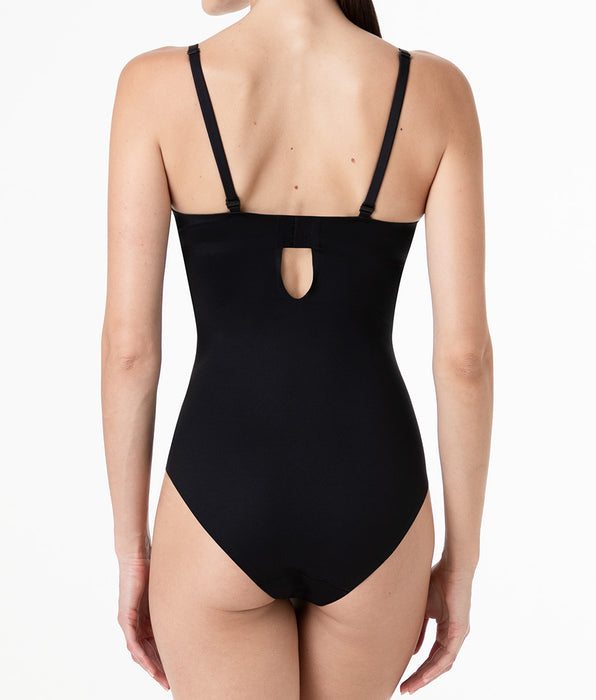Lovable Body con Ferretto Invisible Essence in microfibra, nero