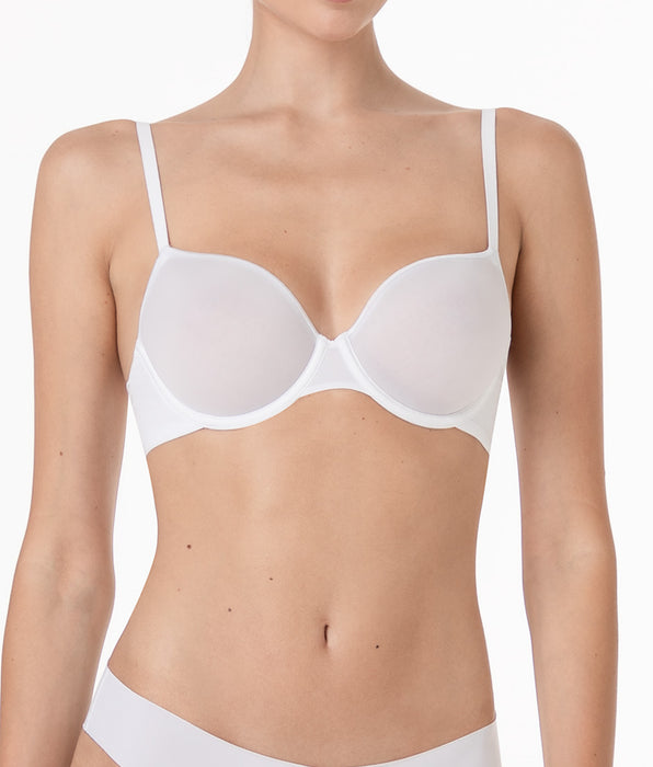 Lovable Reggiseno con Ferretto Coppa Spacer Invisible Breeze in microfibra, bianco