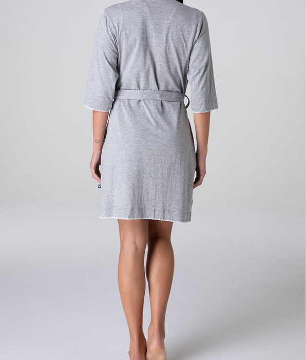 Lovable Kimono in Jersey, grigio melange