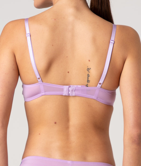 Lovable Reggiseno Imbottito con Ferretto Fairytale Embroidery in tulle ricamato, lavanda fiori