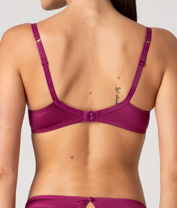 Lovable Reggiseno Balconcino con Ferretto Chic Micro in microfibra, lampone viola