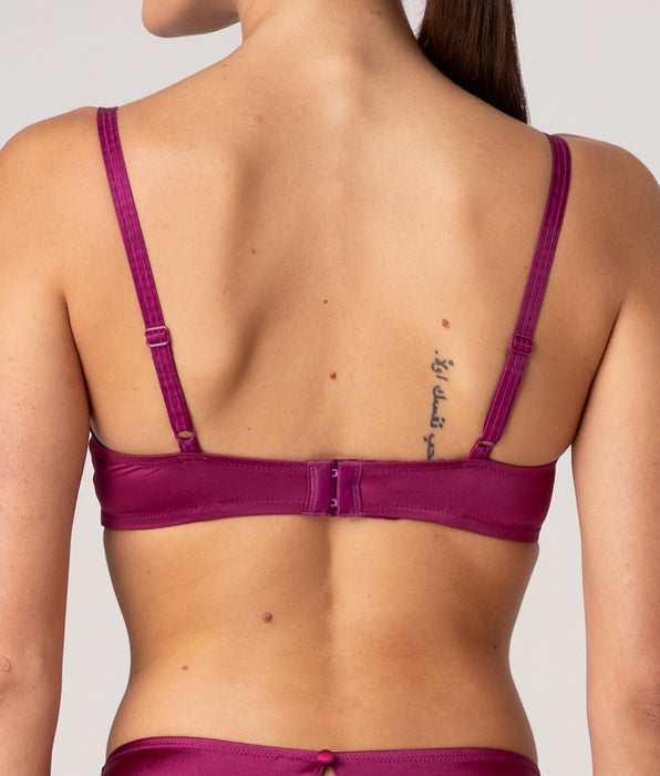 Lovable Reggiseno Imbottito con Ferretto Chic Micro in microfibra, lampone viola