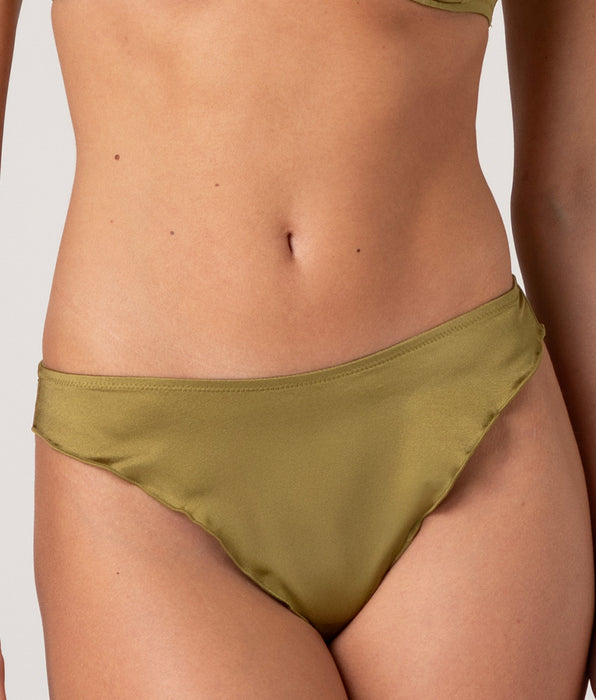 Lovable Brasiliano Chic Micro in microfibra, verde cardamomo