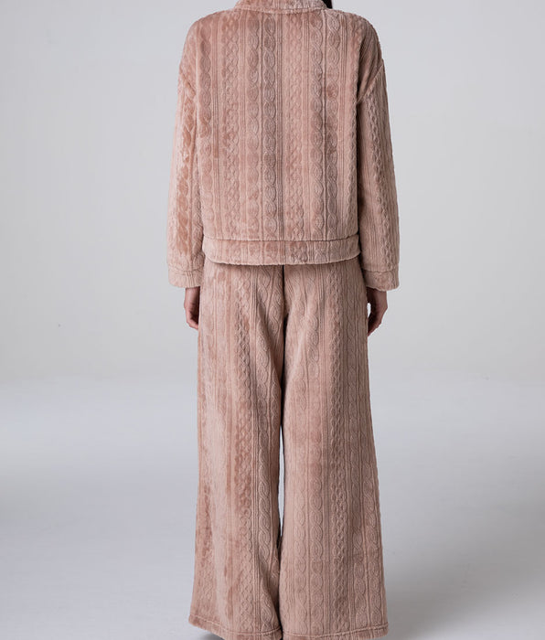 Lovable Homewear in Pelliccetta Jacquard, caffè latte