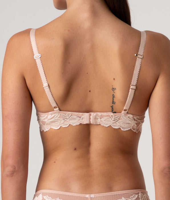 Lovable Reggiseno Imbottito con Ferretto Elegant Muse in pizzo, avorio perlato e rosa