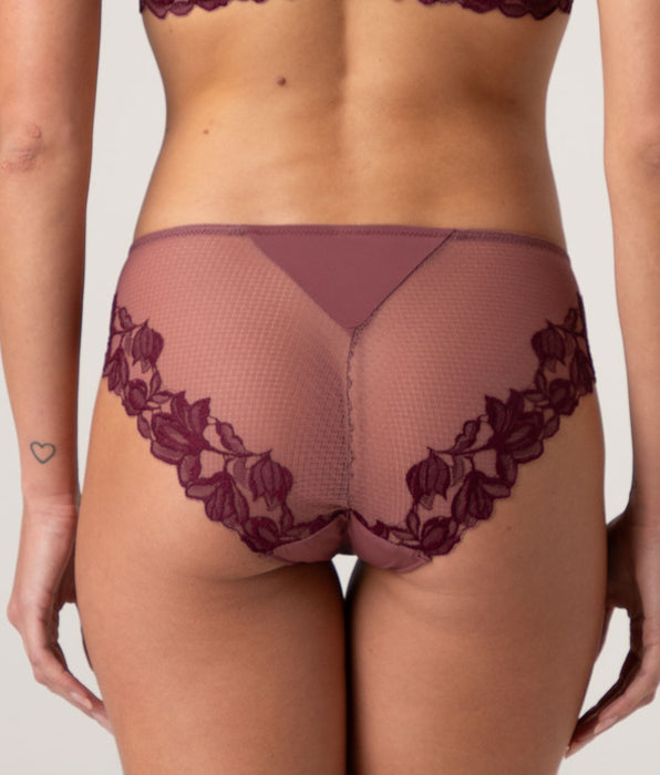 Lovable Elegant Muse Lace Briefs, amaranto red and wine