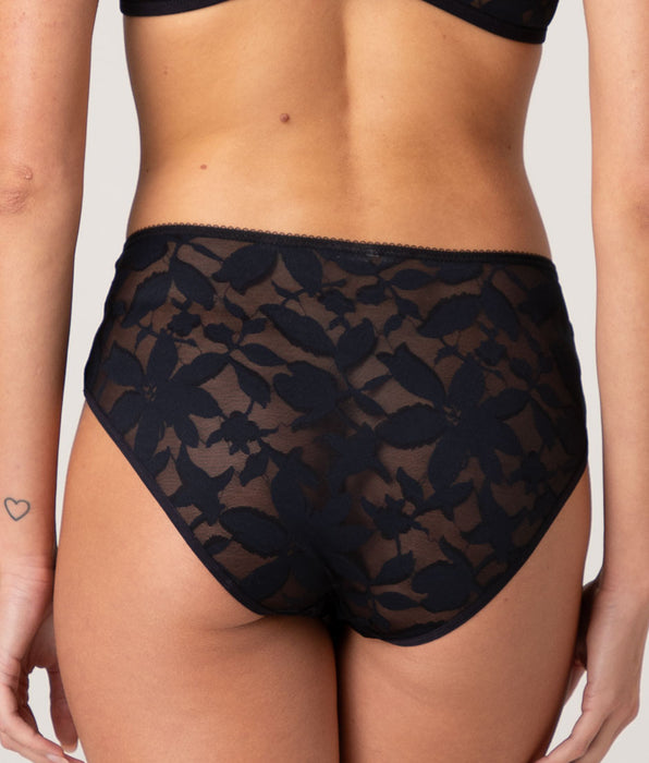 Lovable Modern Bloom Lace High Briefs, black