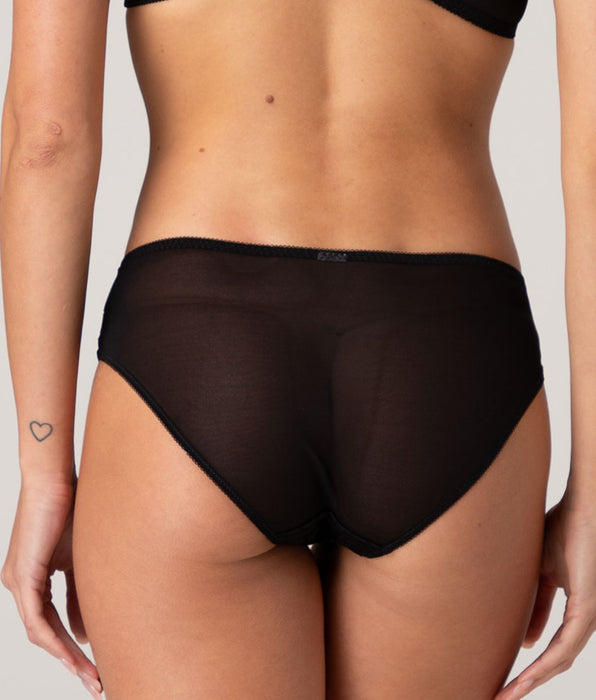 Lovable Dot Lace Briefs in lace, black