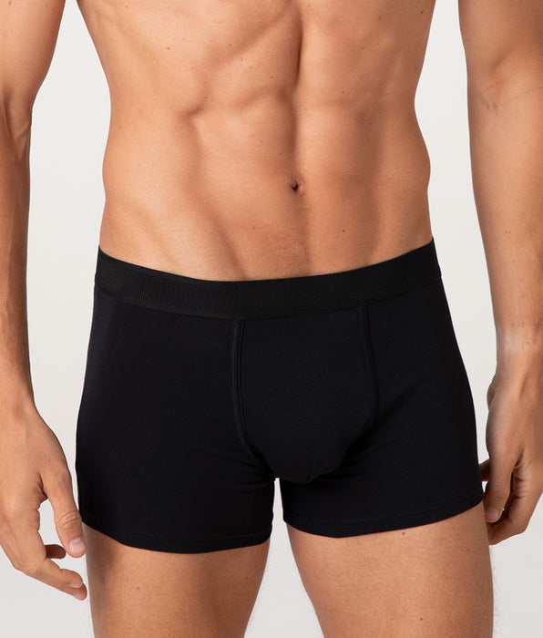 Lovable Boxer Signature Cotton Pima Stretch Cotton, nero