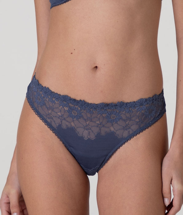 Lovable Brasiliano Garden Flowers Lace in pizzo, blu polvere
