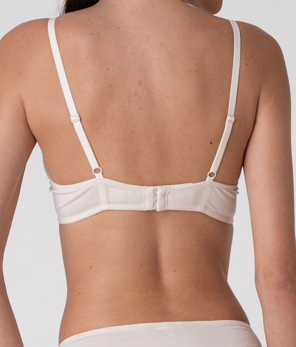 Reggiseno con Ferretto Trendy Modal in Cotone Modal e pizzo, avorio perlato