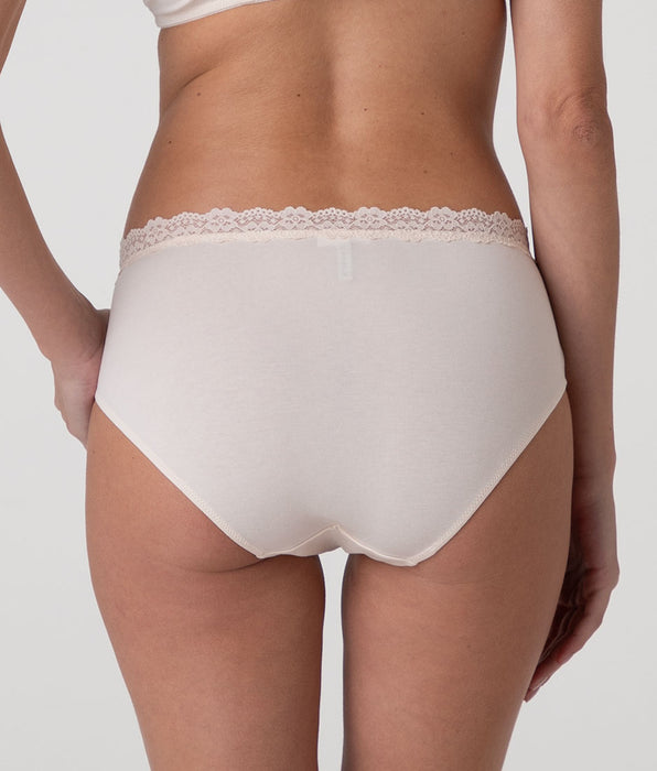 Lovable Slip Alto Trendy Modal in Cotone Modal e pizzo, avorio perlato