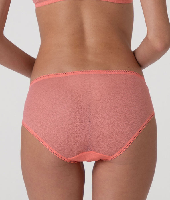 Lovable Slip Fancy Mesh in tulle, corallo