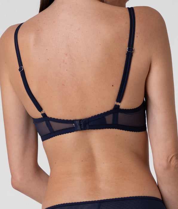 Lovable Reggiseno Triangolo senza Ferretto Elegant Embroidery in tulle ricamato, blu navy