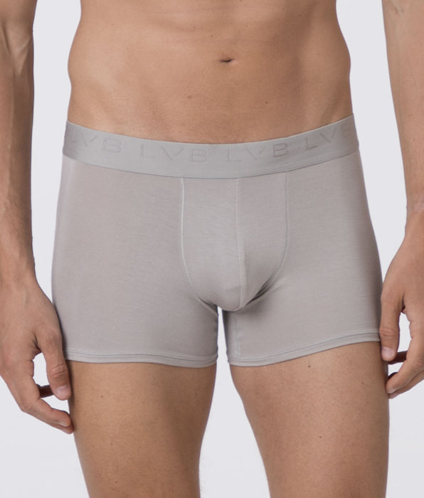 Lovable Long Boxer Ultra Stretch Modal, Light Grey