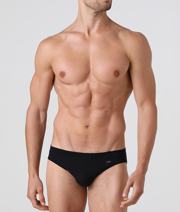 Lovable Slip mini Cotton Stretch nero in cotone elasticizzato