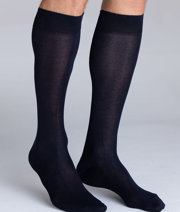 Lovable Bamboo Long Socks, midnight blue