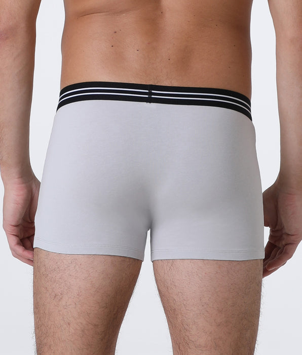Lovable Bipack Boxer Basic Multipack in Stretch Cotton, grigio ghiaccio