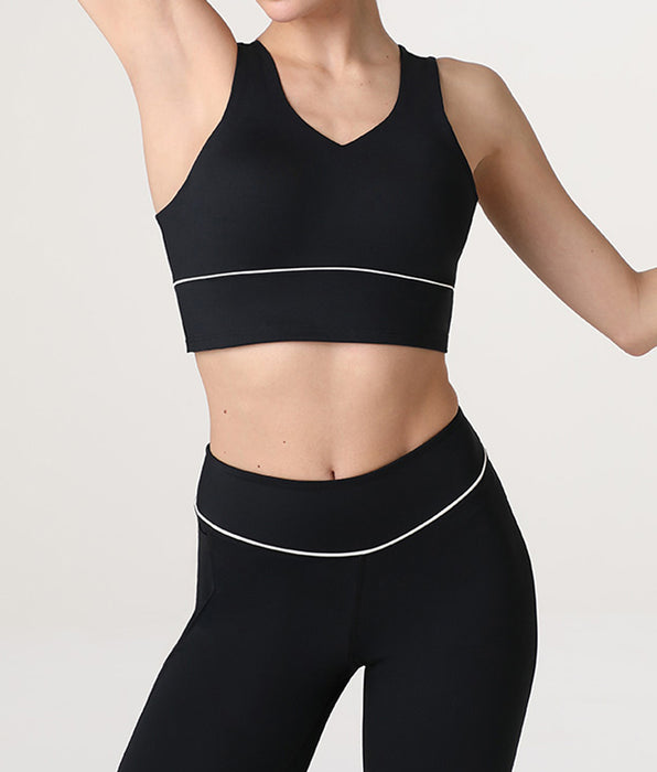Lovable Reggiseno Sportivo Crop Top Active Comfort, nero