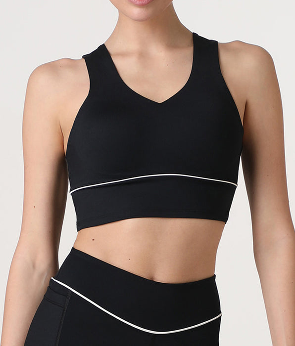 Lovable Reggiseno Sportivo Crop Top Active Comfort, nero