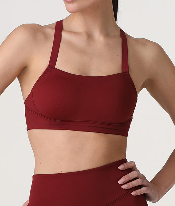 Lovable Reggiseno Sportivo Active Comfort, bordeaux