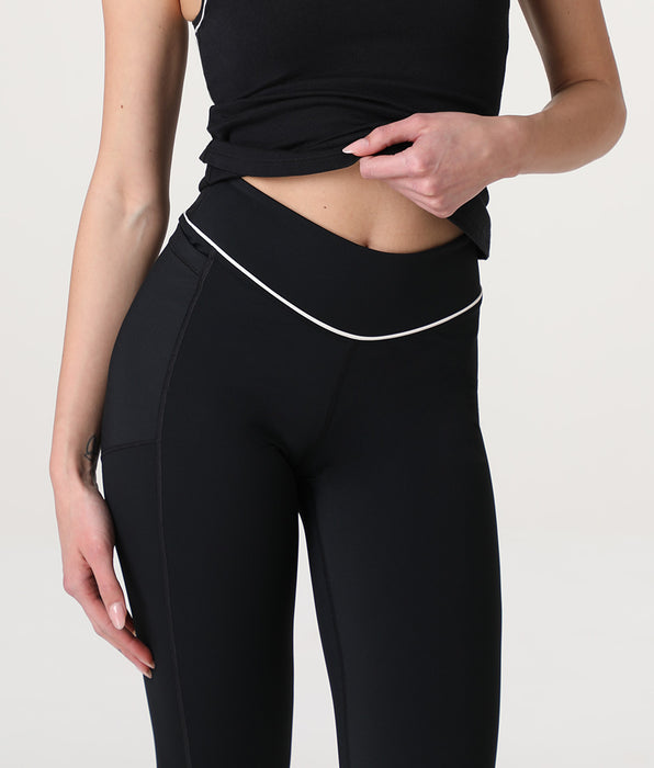 Lovable Leggings Sportivi 7/8 Active Comfort, nero