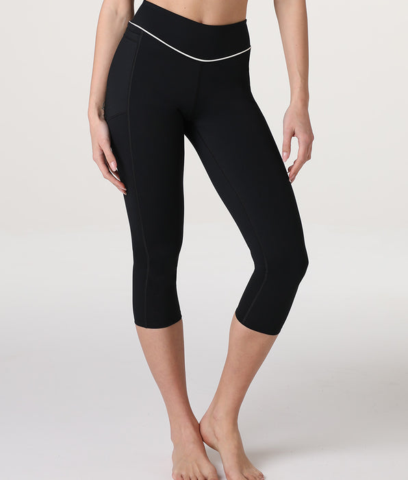 Lovable Leggings Sportivi 7/8 Active Comfort, nero