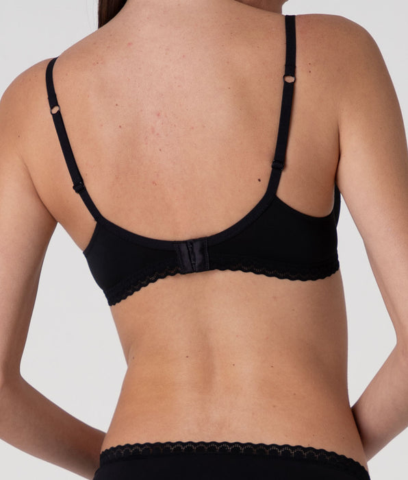 Lovable Value Micro Microfiber Underwired Bra, black
