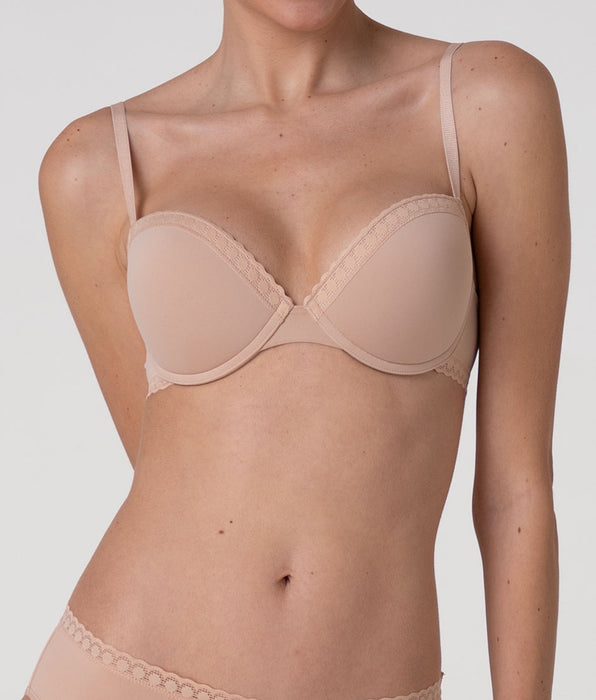 Lovable Reggiseno con Ferretto Value Micro in microfibra, cipria