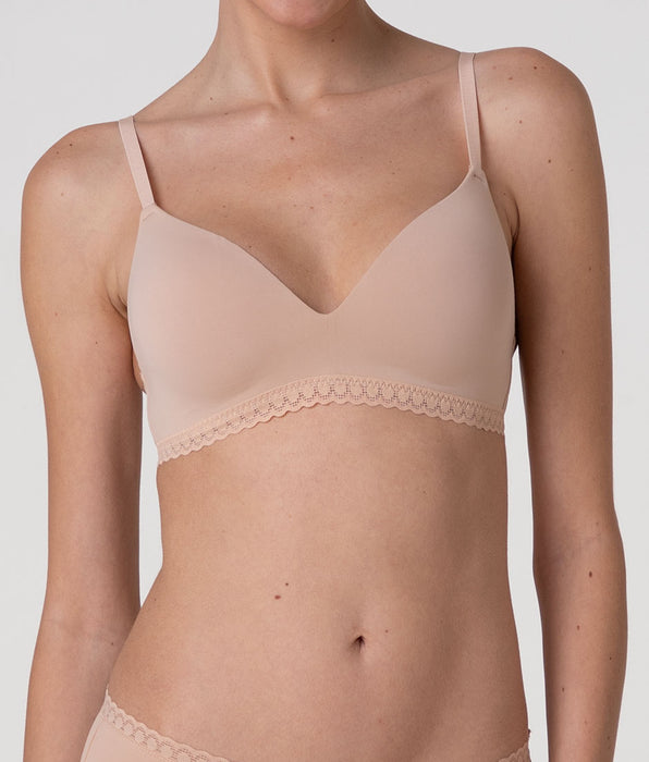Lovable Value Micro Microfiber Non-Wired Bra, powder pink