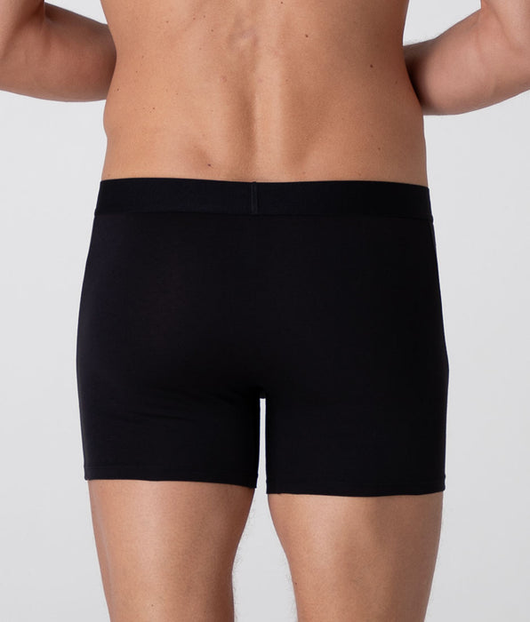 Lovable Boxer Lungo Modern Stretch Cotton, nero