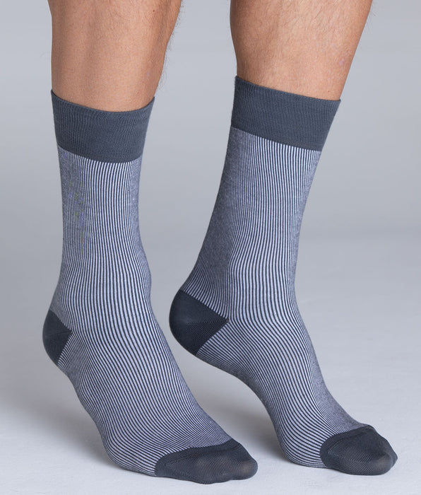 Lovable Calzini Corti Fancy Cotton, antracite e ghiaccio
