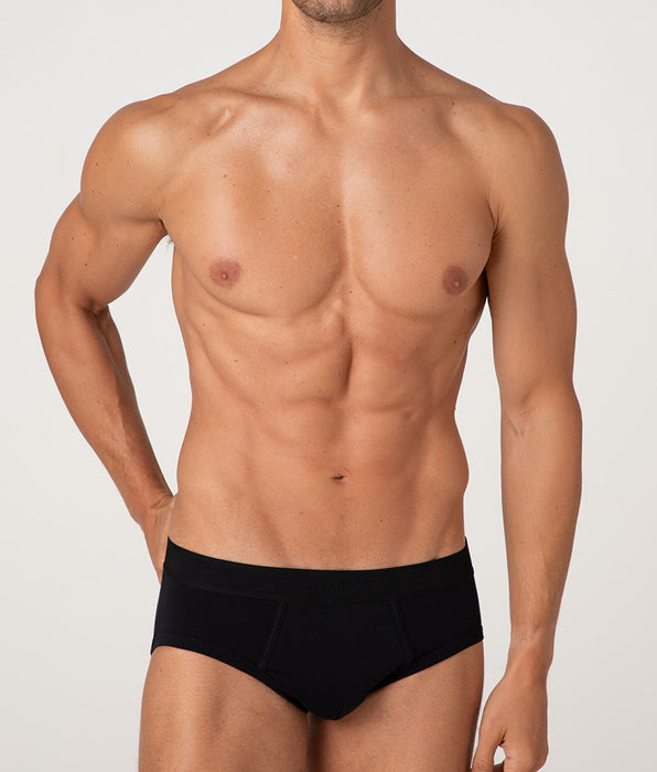 Lovable Slip Signature Cotton Pima Stretch Cotton, nero