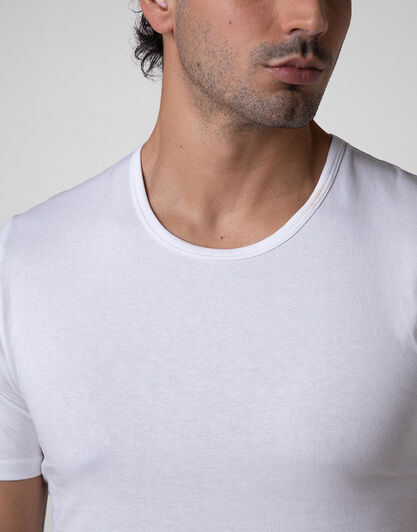 T-shirt girocollo Cool Sensation in Stretch Cotton, bianco, , LOVABLE
