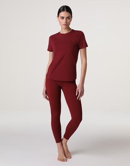 T-Shirt Girocollo Active Comfort Termoregolante, bordeaux, , LOVABLE