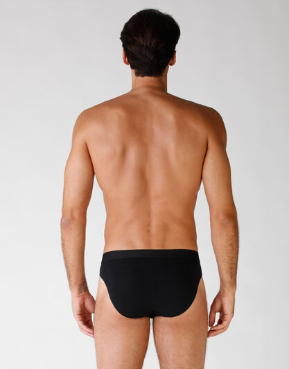 Bipack slip in cotone elasticizzato, nero, , LOVABLE