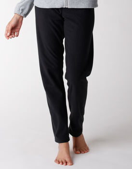 Pantalone homewear donna in pile, nero, , LOVABLE
