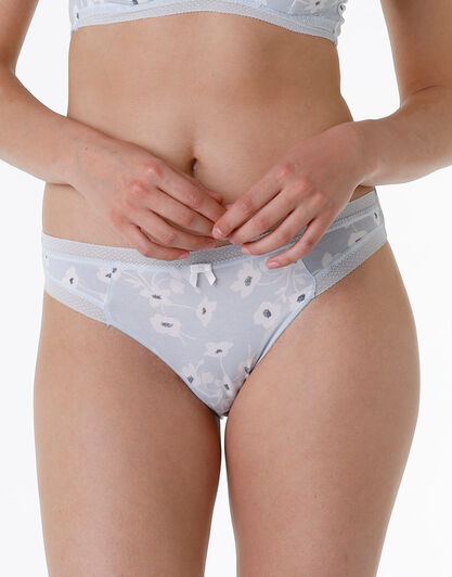 Slip in cotone elasticizzato Comfy Style, azzurro, , LOVABLE