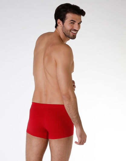 Boxer uomo in cotone elasticizzato, rosso, , LOVABLE