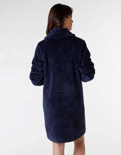 Vestaglia aperta stile pelliccia, blu, , LOVABLE