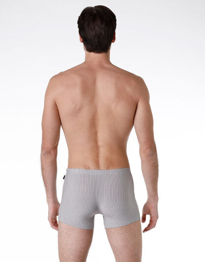 Boxer uomo in modal, riga bordeaux, , LOVABLE